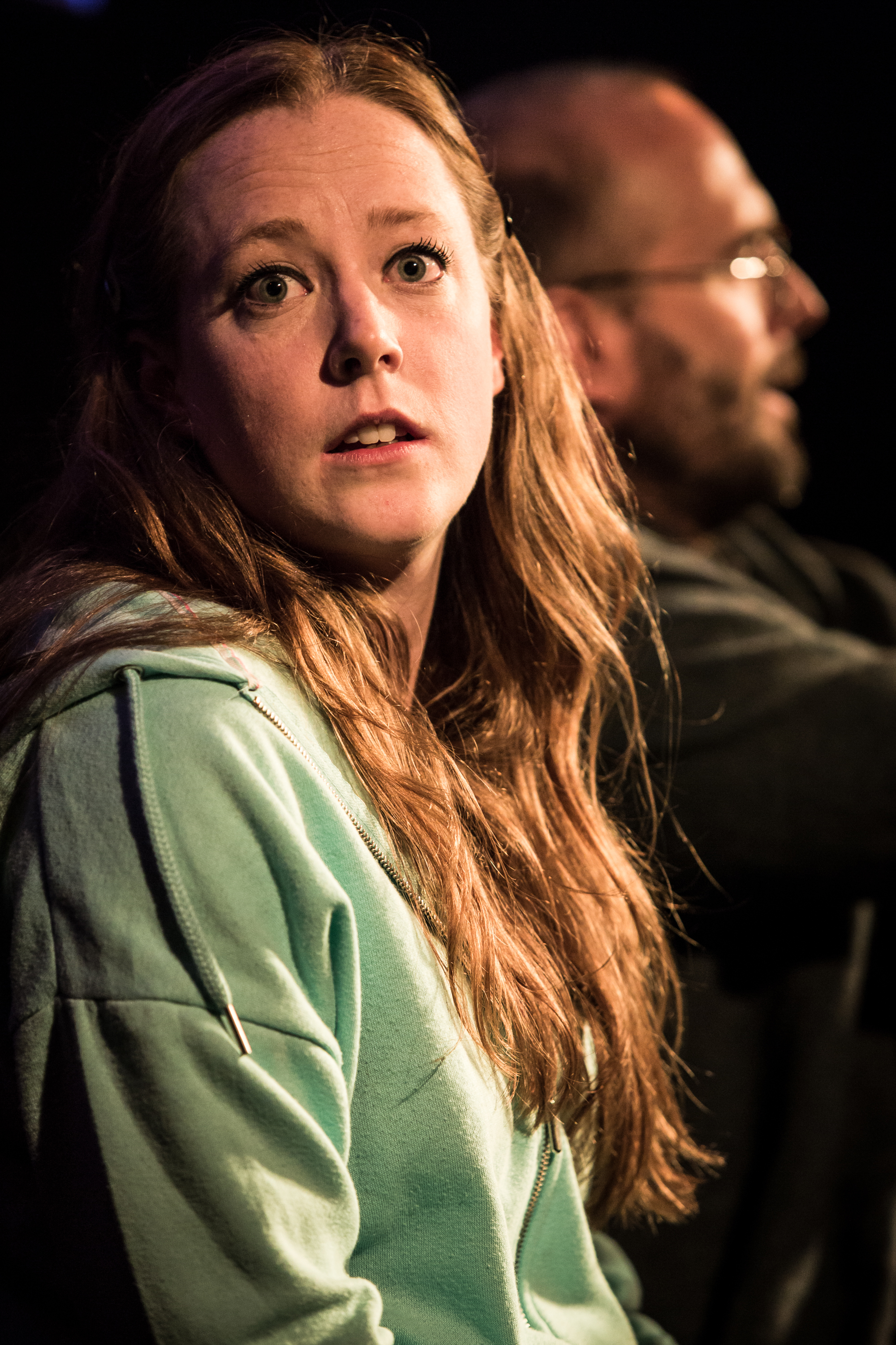 Zoe Swenson-Graham and Henry Everett in Autobahn, King's Head Theatre 2 - (c) Scott Rylander