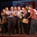 The cast of Great Britain at the Theatre Royal Haymarket, photo by Brinkhoff Mögenburg